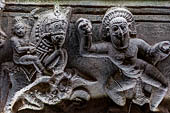 Collection of Chola bronze of the old Royal Palace, Thanjavur Tamil Nadu. 